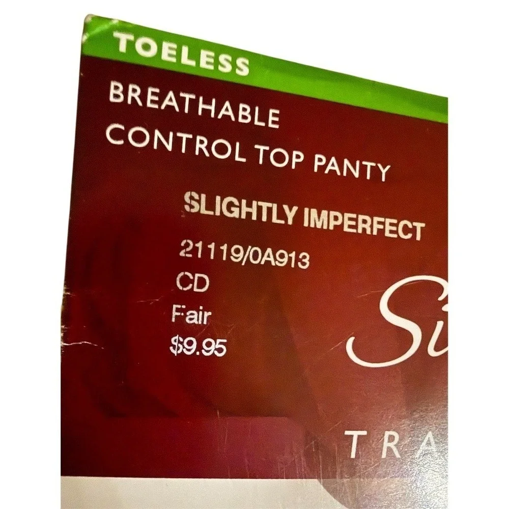 Hanes Silk Reflections Pantyhose Womens Size C Beige Ultra Sheer Toeless